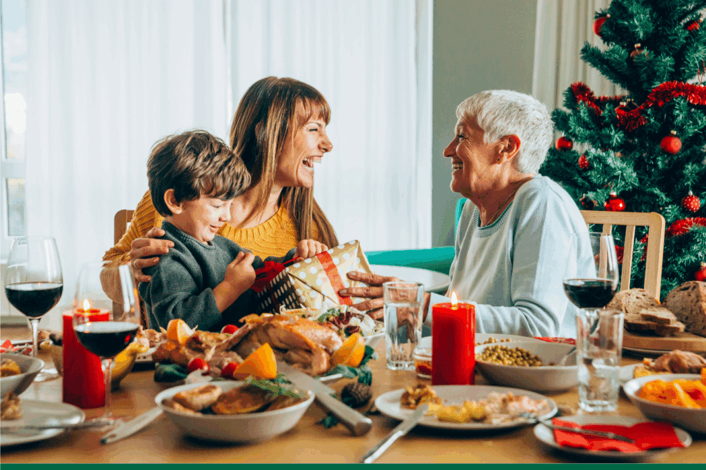 Fêter Noël avec son proche âgé