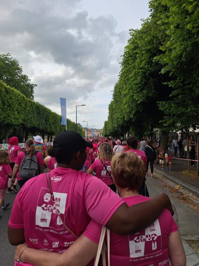 Des salariées de l’agence de Caen participent à la Rochambelle